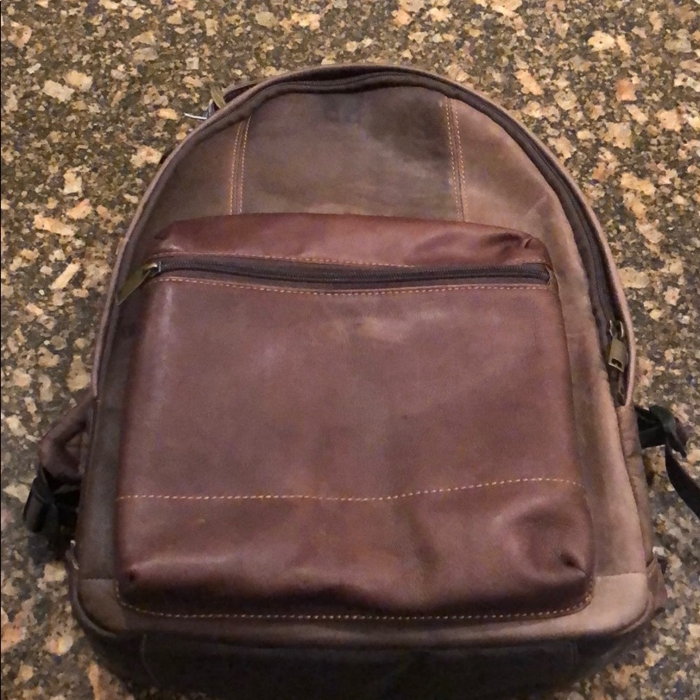 Bass genuine Leather Backpack